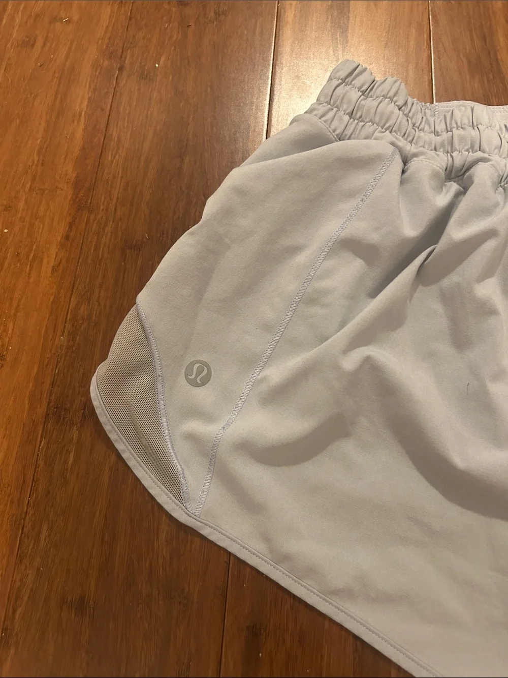 lululemon athletica Light blue/purple Hotty Hot, Low Rise Shorts 2.5